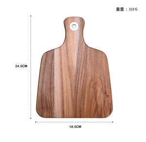 Planche à fromage et ensemble de couteaux en bois d'acacia en gros – Design portable, plateau de découpe en bois naturel avec boîte cadeau – Achat en gros - Product Image 3