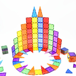 Wholesale 3D Colorful Magnetic Tiles DIY Construction Educational Toys <strong>Magnet</strong> <strong>Buildings</strong> <strong>Blocks</strong> Set for Children Made of Plastic - Product Image 5