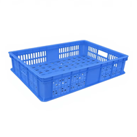 Caisses de stockage empilables d'usine d'origine, caisses en plastique pour fruits et légumes, caisses en plastique pour légumes