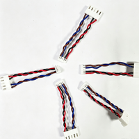 Arnés de Cables Pre-crimpados de Par Trenzado con Conector de Carcasa de Plástico Blanco para Transmisión de Señales, Tableros de Control Electrónico