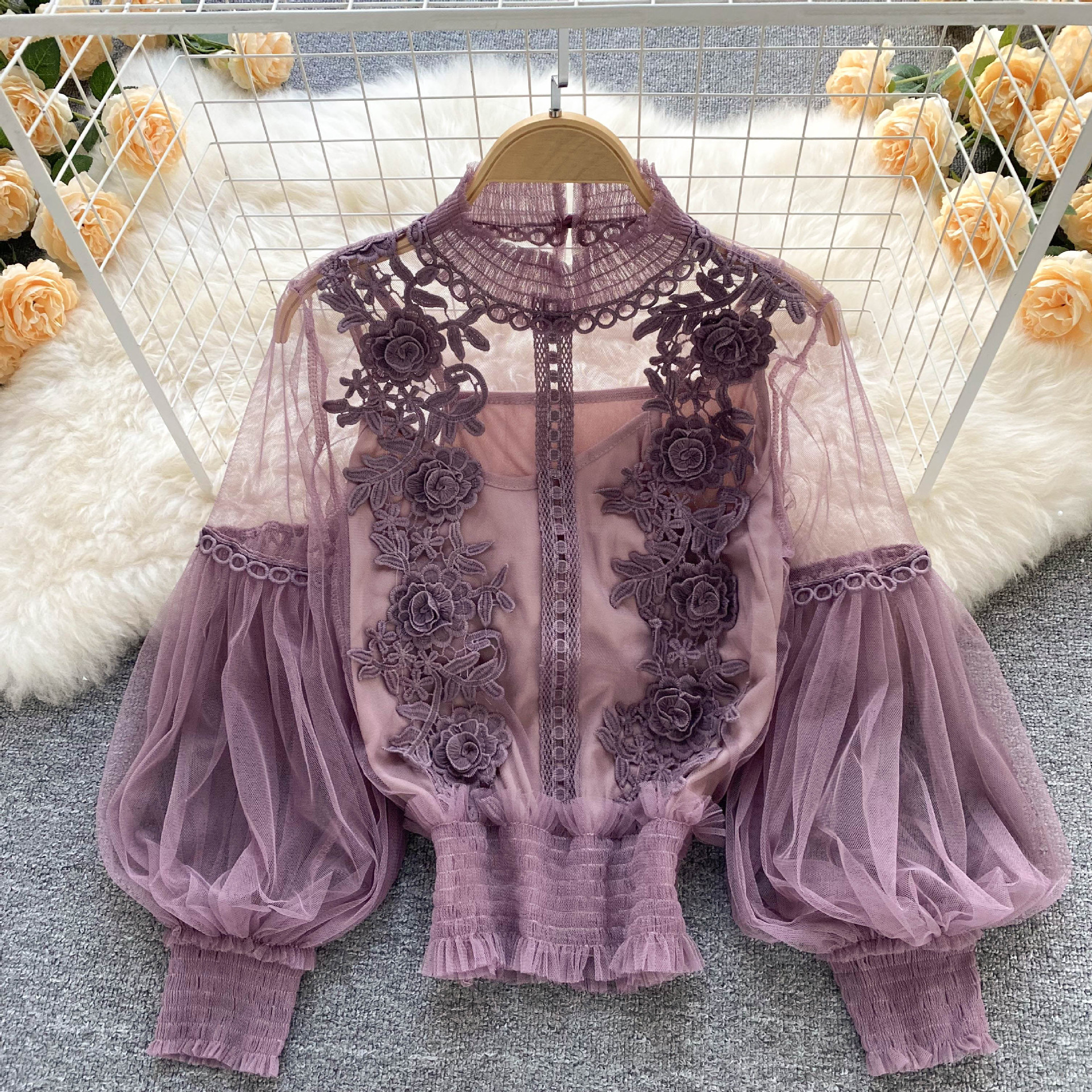 Eaphi VINTAGE LIKE LACE BLOUSE
