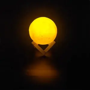 Инновационный светодиодный светильник в форме Луны с дистанционным управлением, цветная комнатная перезаряжаемая прикроватная лампа в форме Луны