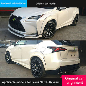 Adecuado para <span class=keywords><strong>Lexus</strong></span> NX200 200T <span class=keywords><strong>300H</strong></span> F Sport 15-17, modelo AIM modificado, alerón lateral pequeño de fibra de carbono para el guardabarros trasero. - Product Image 5