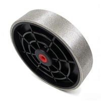 Disque diamanté électroplaqué haute performance de 4 pouces pour meulage lapidaire, 60 grains # -3000 #   Grains abrasifs pour le débavurage des pierres précieuses