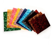 Feuille de celluloïd perle écaille de tortue Feuilles de plastique acrylique personnalisées