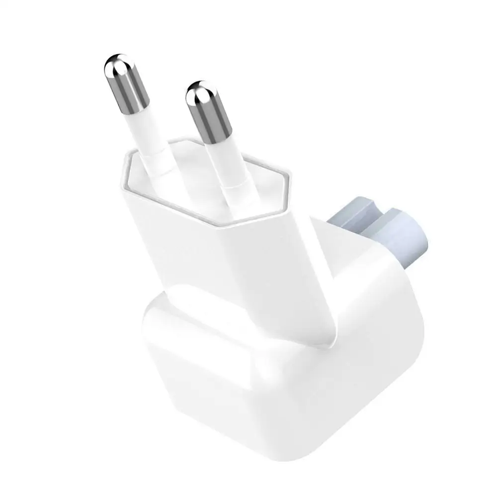 Adaptor Daya AC Colokan Dinding Universal Euro, Kepala Bebek Otentik EU US UK AU untuk Apple Macbook Pro Air Ipad Iphone Pengisi Daya USB