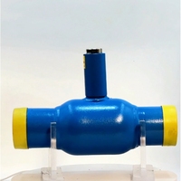 Vanne à boisseau sphérique soudée en acier inoxydable verrouillable, dispositif de verrouillage antivol, commande manuelle, sécurité des conduites d'eau, OEM disponible, PTFE