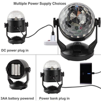 Lumières Laser Disco, boule RGB, Dj, fête, scène, Disco, son, LED, Mini lumière Laser