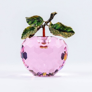 Adornos de Manzana de Cristal, Regalos y Decoraciones Creativas para Nochebuena, Venta al por Mayor de Fábrica, Artesanías Navideñas - Product Image 3