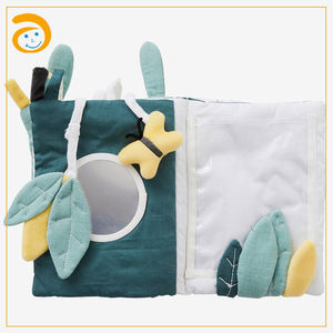 <span class=keywords><strong>Libro</strong></span> de Tela Interactivo Personalizado para Educación Temprana, Resistente al <span class=keywords><strong>Agua</strong></span>, Juguetes para Bebés, Libros de Tela Suaves para Niños - Product Image 2