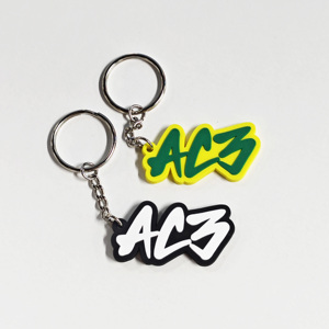 CCH OEM <b>Keychain</b> Manufacturing 2D logo Custom Silicone Rubber <b>Keychain</b> 3D Cute Anime Soft PVC <b>Keychain</b> - Product Image 3