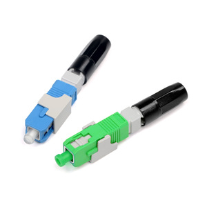 Conector Rápido de Fibra Óptica <span class=keywords><strong>SC</strong></span> APC, Conector de Fibra Óptica Pre-Pulido Instalable en Campo, Conector <span class=keywords><strong>SC</strong></span> APC - Product Image 1