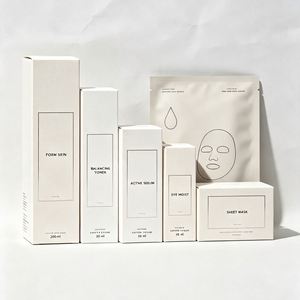 Peach Glow Skincare Set Foam Cleanser Moisturizer Vitamin Serum <b>Sheet</b> Mask Daily Sun Protection 120ml 30ml 50ml 50ml - Product Image 3
