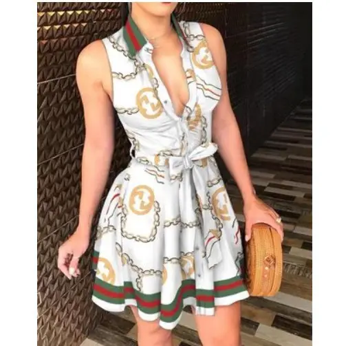 Fashion Sleeveless Nine Colors Womens Wear 2022 White Dress Ladies Casual Dresses For Woman Party
