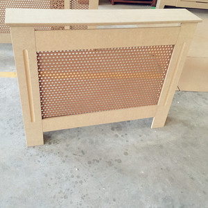 Couvercle de radiateur de haute qualité, blanc inachevé, moderne, grille en bois, meubles d'armoire, vente en gros - Product Image 2