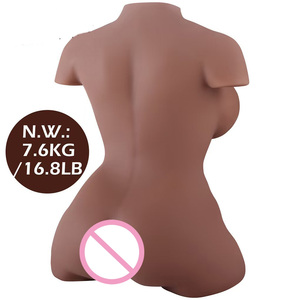 Nouveau design Jouets de masturbation anale en TPE, poupée réaliste avec fesses volumineuses, vagin et double canal, godet de masturbation pour hommes, poupée d'amour masculine - Product Image 2