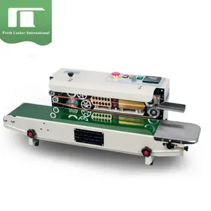 FR-770 Freshlocker Continuous Heat Plastic Bag Pouch Stainless Steel Band Packing Sealer Sealing Machine