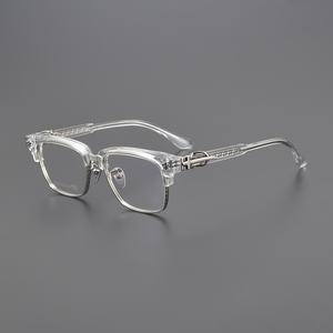 CH8206 デザイナー アセテート レディース アイウェア 高品質 長方形 UVカット オプティカル メガネフレーム おしゃれ 度付き Y2K - Product Image 3