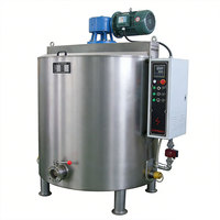 Nouveau réservoir de stockage de chocolat de 1000 L, chauffage électrique, machine de mélange industrielle alimentée par prise, agitateur, contrôle automatique de la température