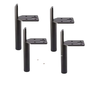 Wholesale Custom Premium Iron Gold Plated Round Metal Table <b>Legs</b> <b>for</b> Home Office Modern Furniture <b>Sofa</b> <b>Legs</b> - Product Image 1