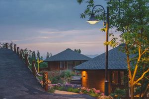 Forest Fusion Disposition panoramique Maison en <span class=keywords><strong>bois</strong></span> Serene Resort Retreat Immersive Forest Fusion Dwellings - Product Image 5