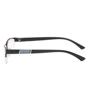 <span class=keywords><strong>Gafas</strong></span> de lectura correctoras para mujer, lentes de media llanta <span class=keywords><strong>con</strong></span> marco de metal, menos 250, <span class=keywords><strong>con</strong></span> <span class=keywords><strong>filtro</strong></span> <span class=keywords><strong>azul</strong></span> de Rayo <span class=keywords><strong>Azul</strong></span>, venta al por mayor, 056 - Product Image 4