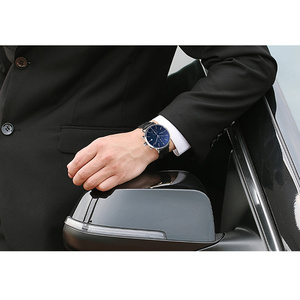 2023 Chronographe Date montres à quantité minimale de commande basse <span class=keywords><strong>Quartz</strong></span> Logo personnalisé étanche Reloj montre-bracelet de luxe en acier inoxydable pour hommes - Product Image 6