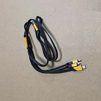 Kabel Ponsel Foil Shielded 3-in-1 Hotsale PC03 120W Pengisian Cepat 1.2m untuk /Android Type-C dengan Paket Kotak Pengisian Daya 1 Jam