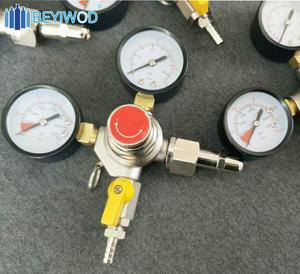 Karbon dioksit tankı için CGA-320 ile çift ölçer basınç regülatörü <span class=keywords><strong>CO2</strong></span> taslak bira tahliye vanası Kegerator regülatörü - Product Image 5