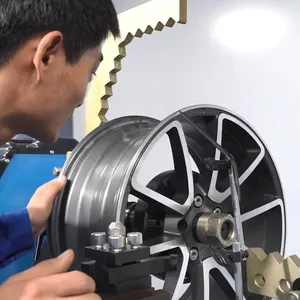 Reparo Da Roda Do Carro automático Torno Liga Rim Endireita a Máquina fornecedor na China ARS26