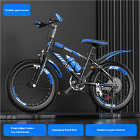 Sepeda Gunung Anak Murah 24-Inci 7-Speed Rangka Baja Hardtail dengan Garpu Suspensi untuk Usia 7-15 Tahun