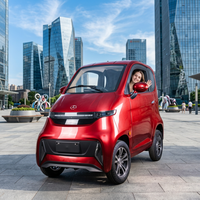 Voiture électrique compacte économique EEC L6E 45 km/h pour trajets urbains et courts en ville, utilisable par tous les temps
