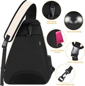 Tenis funcional deportes raqueta bandolera cabeza tenis playa cuero CarryingTennis bolsa <span class=keywords><strong>mochila</strong></span> Sling <span class=keywords><strong>mochila</strong></span> para hombres mujeres - Product Image 5