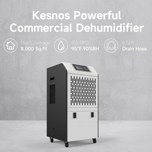 Vente directe tout nouveau déshumidificateur électrique 155 pintes déshumidificateur commercial mobile avec réservoir d'eau adapté au Garage - Product Image 4