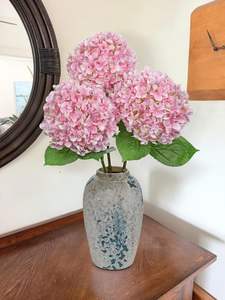 Flor Artificial de Hortensia de Tallo Único, Realista al Tacto, de PE Suave, Alta Calidad, Bajo MOQ, Hecha a Mano para el Día de San Valentín, Venta al Por Mayor - Product Image 3