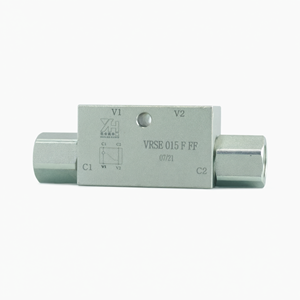 Válvula de Retención Hidráulica de Acero al Carbono VRSE 015 F FF con Bloque de Conexión para Sistema Hidráulico - Product Image 1