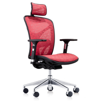 Chaise de bureau ergonomique pour directeur, confortable, moderne et pivotante, chaise élévatrice en tissu maillé, divers meubles d'ordinateur pour joueurs, métal PU