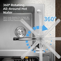Chauffe-eau électrique instantané avec affichage numérique LED pour robinets de cuisine et de salle de bain, pour un chauffage rapide de l'eau chaude