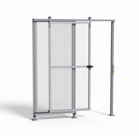 Barrière de sécurité pour machine avec pieds réglables en hauteur