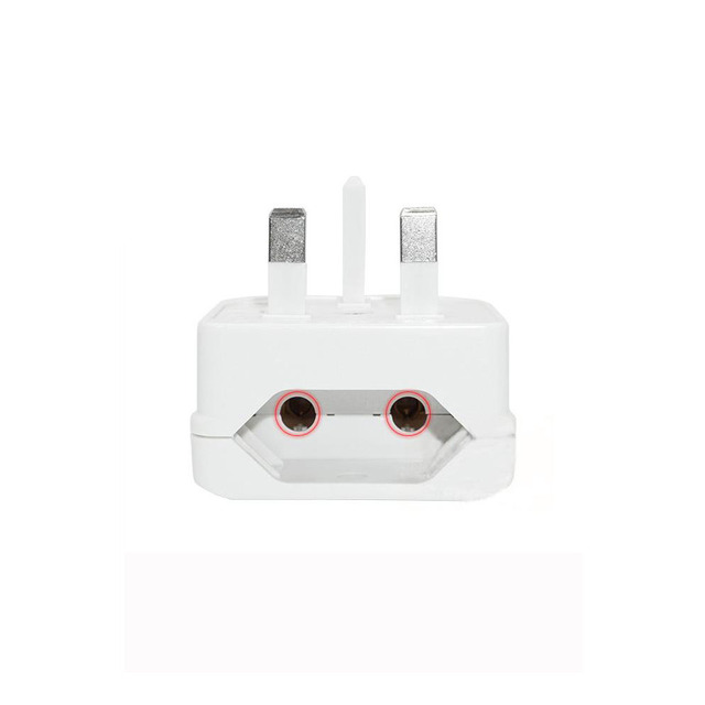 1Pc European Euro EU 2 Pin to UK 3Pin Power Socket Travel Plug Adapter Converter New