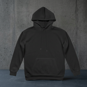 เสื้อสเวตเชิ้ตมีฮู้ดแบบสวมใส่สบายสำหรับฤดูใบไม้ร่วง น้ำหนัก 260 กรัม ผ้าถักมีซับใน ระบายอากาศได้ดี ทรงไหล่ตก มีกระเป๋า  รับสกรีนโลโก้ด้วยเทคนิคฮีททรานเฟอร์ - Product Image 3
