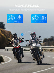 Sistema de Comunicación Manos Libres FreedConn Impermeable con Intercomunicador de Malla para Casco de Motocicleta y Auriculares - Product Image 2