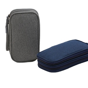 PLAYMAX Factory Custom Portable <b>Foldable</b> Waterproof Digital USB Charger Cable Storage <b>Bag</b> Oxford Fabric Simple Modern Small - Product Image 2