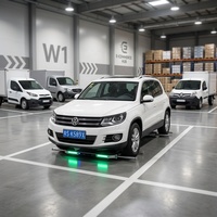 Robot Transfer Mobil Otomatis Tugas Berat 3000kg Muatan Navigasi Laser SLAM Perlindungan IP54 AGV untuk Pabrik Otomotif Bengkel