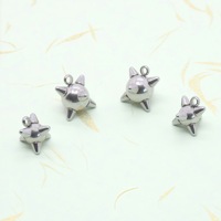 Accessoires de piercing DIY gothiques en acier inoxydable, boule à pointes et boule lisse solide, les plus vendus