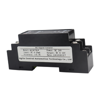 Industri DC arus dan tegangan pemancar Isolator sinyal 4-20mA untuk 0-10V 0-5V 1In 1 keluar Analog Dc sinyal modul terisolasi