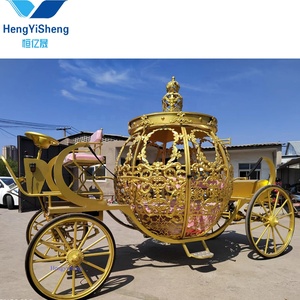 Poupée de <span class=keywords><strong>princesse</strong></span> de chariot de <span class=keywords><strong>cendrillon</strong></span> de citrouille d'or avec le jouet de <span class=keywords><strong>princesse</strong></span> de chariot de citrouille de taille réelle - Product Image 5