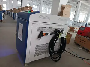 Fiber Laser Welder Machine Portable Cutting Welding Cleaning Machine 3 In 1 Functions For Metal
