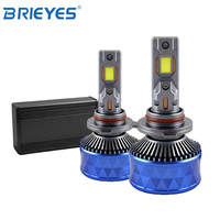 Ampoules de phare LED Brieyes A8 Super Bright 100W 20000LM DC12V 6000K Blanc H4 H7 Étanche Kits de feux antibrouillard pour moto et voiture