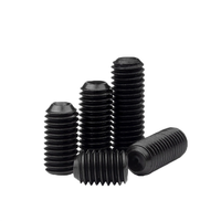 Vis de réglage DIN 913 de qualité 8.8/10.9/12.9, oxyde noir, tête hexagonale à extrémité plate, vis de réglage haute résistance M3-M40